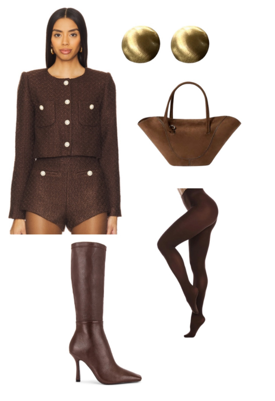 Monochromatic is the way to go this fall and winter season! Splurging on an outfit like this (both can be worn as basics) and saving on the accessories is one of my fav things to do! 🤎🥂✨

#LTKFindsUnder100 #LTKSeasonal #LTKHoliday