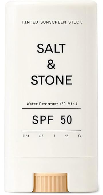 SALT & STONE SPF 50 Tinted Sunscreen Stick | Made with Non-Nano Zinc Oxide | Broad Spectrum Sun P... | Amazon (US)