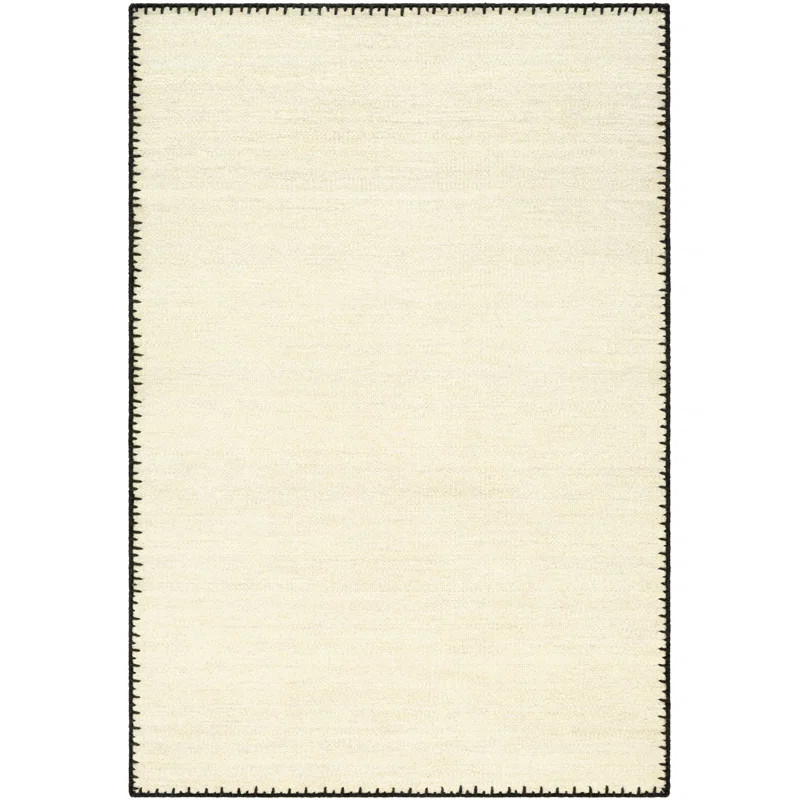 Jaina Wool White Rug | AllModern