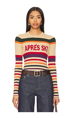 Show Me Your Mumu Slopes Sweater in Apres Ski Stripe from Revolve.com | Revolve Clothing (Global)