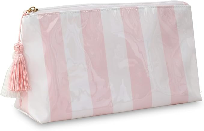 DYSHAYEN Makeup Bags for Purse,Small Clear Coated Cosmetic Bags for Women Girls, Waterproof Trave... | Amazon (US)