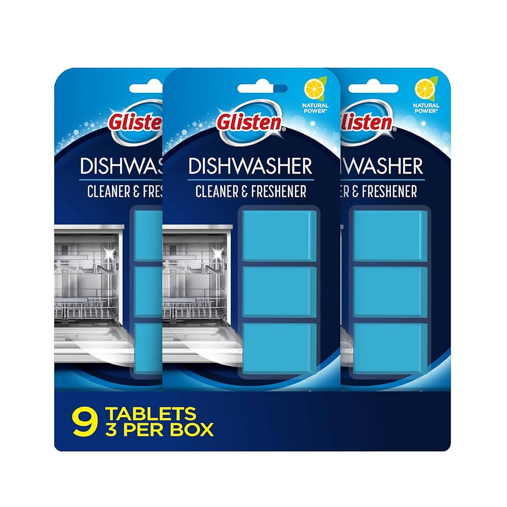 Glisten Dishwasher Cleaner and Freshener Deodorizer, Cleans and Freshens During Wash Cycle, Made ... | Amazon (US)