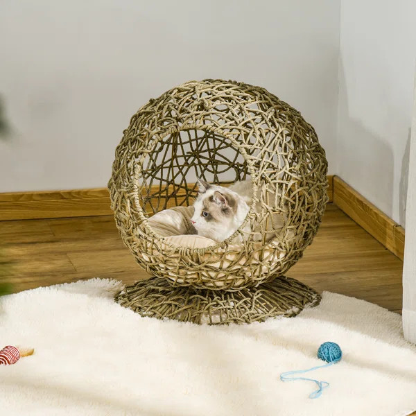 Hailley Round Cat Bed | Wayfair North America