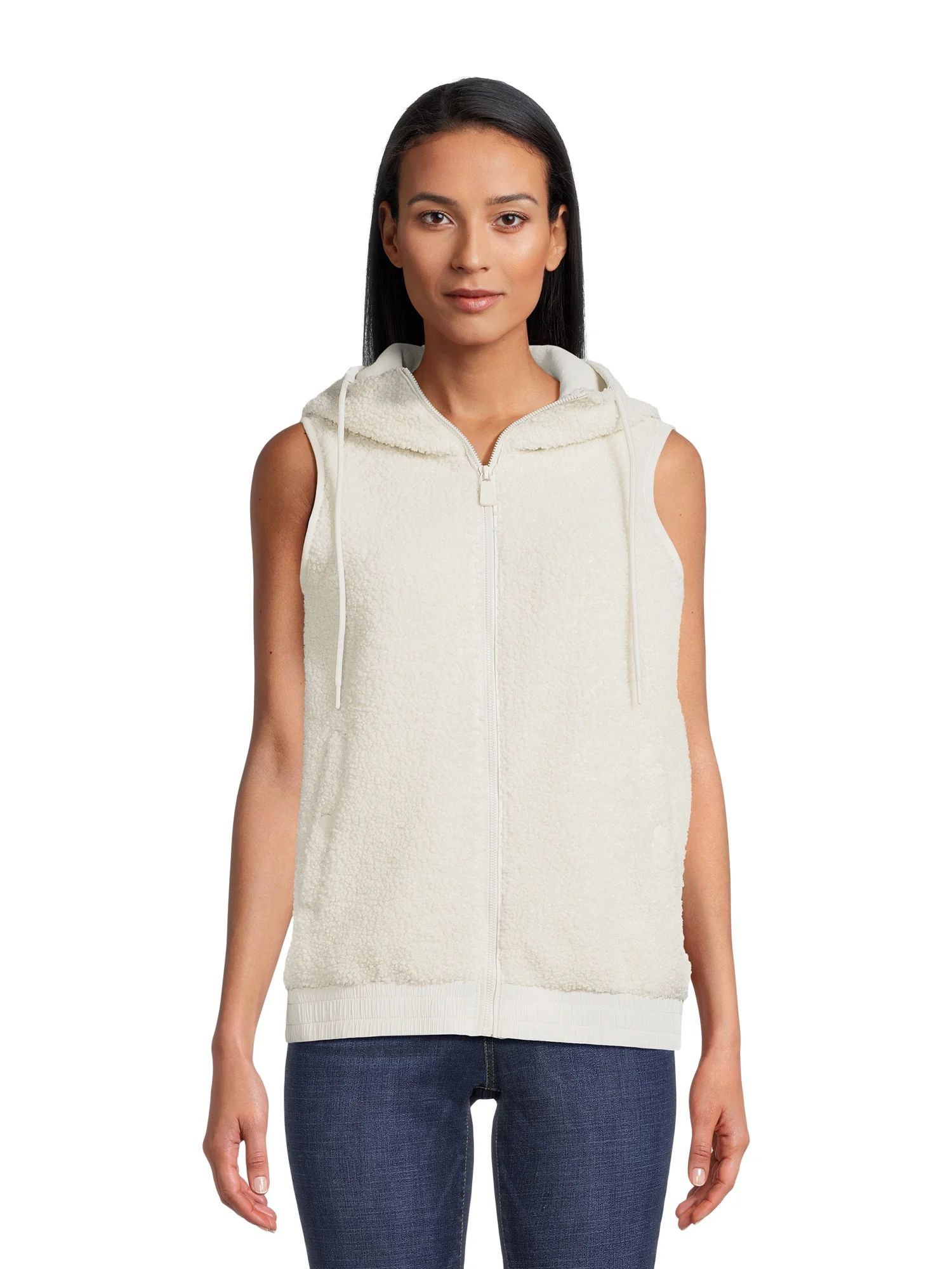 Avia Women's and Women's Plus Faux Shearling Vest, Sizes XS-4X | Walmart (US)