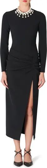 Ruched Long Sleeve Midi Dress | Nordstrom