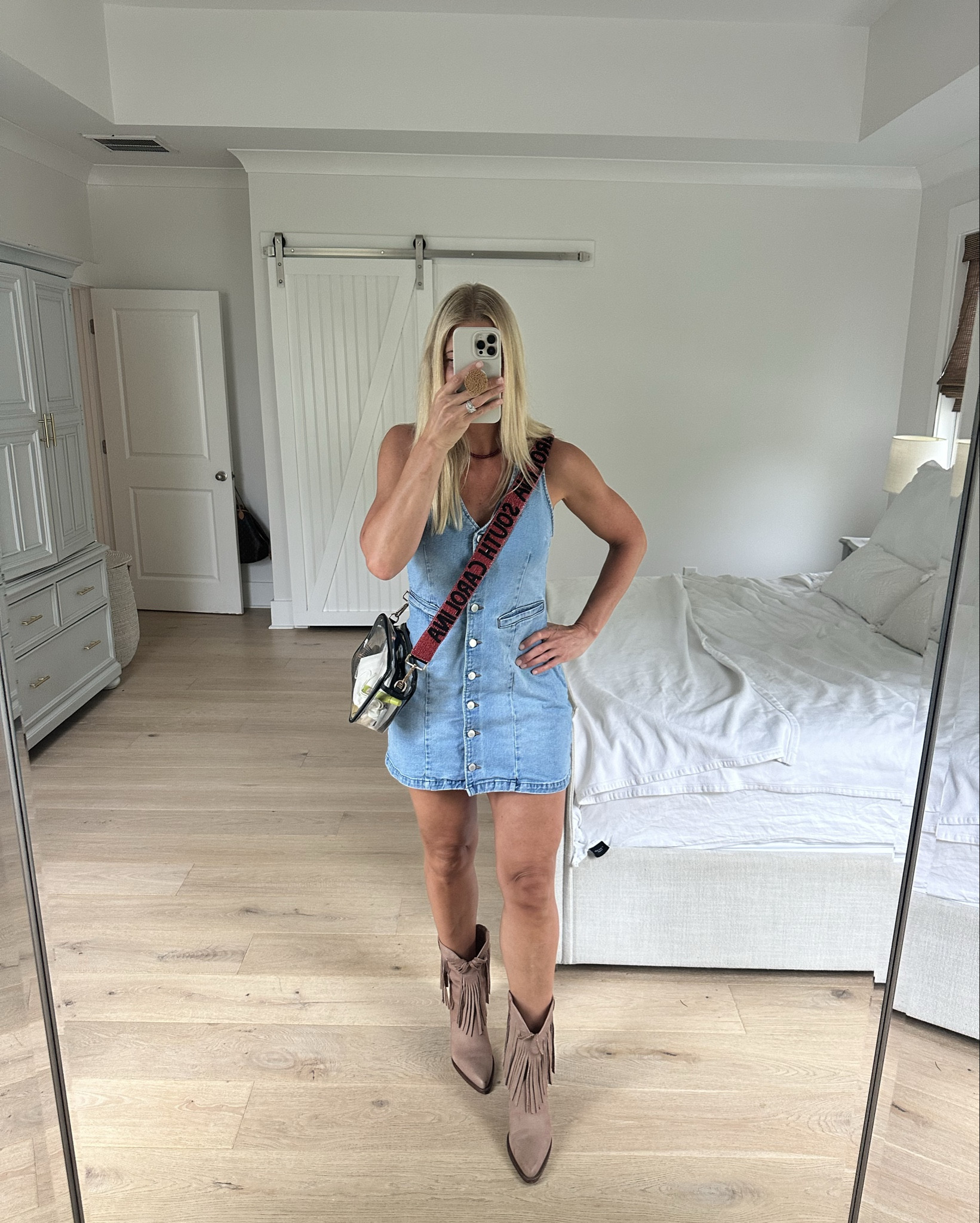 Game Day Outfit for University Of South Carolina Gamecocks Football Game. This dress was the perfect length and very comfortable. Definitely size up. Use code: KATIEBRYANT to save $70 on fashionpass 

#LTKSaleAlert #LTKSeasonal #LTKFallSale