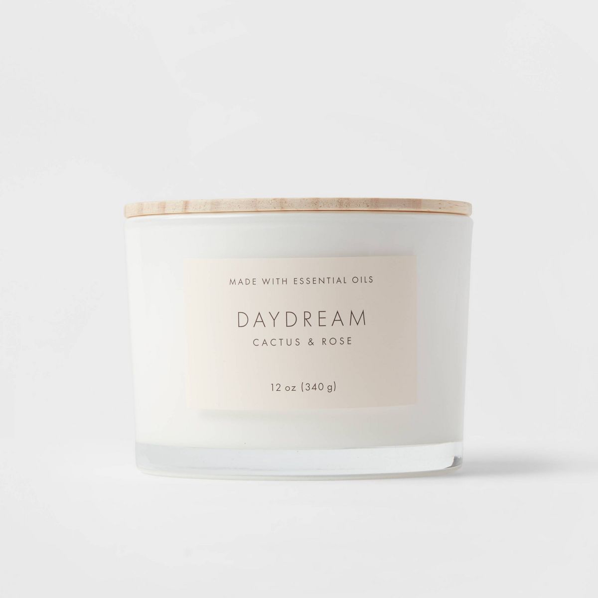 Wood Lidded Glass Wellness Daydream Candle - Threshold™ | Target