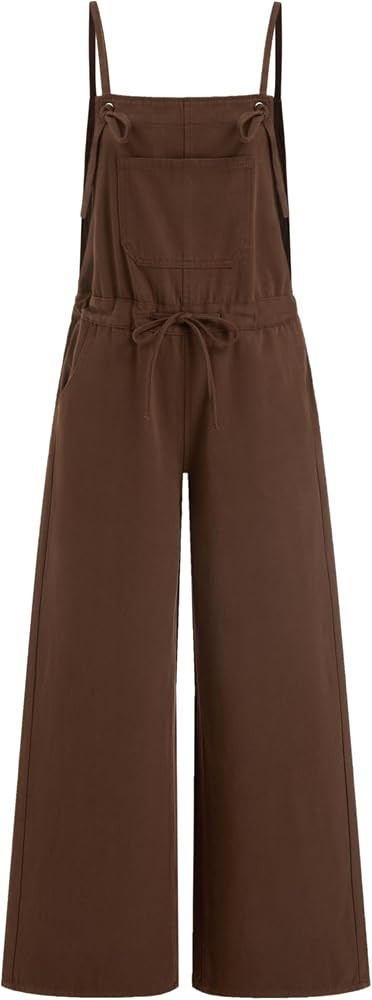 CIDER Denim Overalls for Women Bowknot Overalls with Adjustable Straps | Amazon (US)
