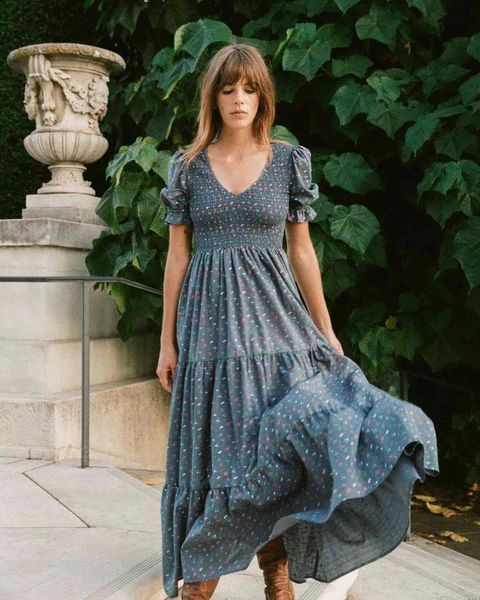 The Brooklyn Dress | Lapis Aster Garden | Christy Dawn