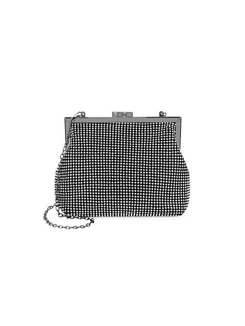 La Regale Crystal-Studded Pouch Clutch on SALE | Saks OFF 5TH | Saks Fifth Avenue OFF 5TH