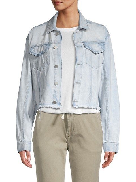 Annie Cropped Denim Jacket | Saks Fifth Avenue OFF 5TH