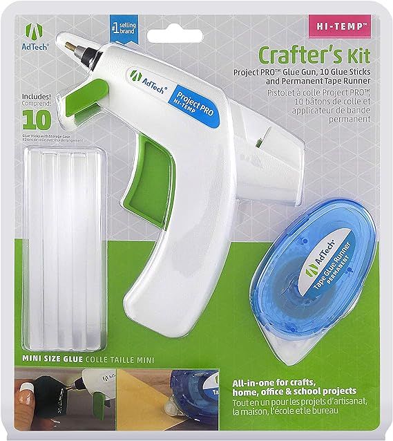 AdTech W Crafter's Gift Pack with Detailer Glue Gun, Clear Glue Sticks and Glue Runner | Amazon (US)
