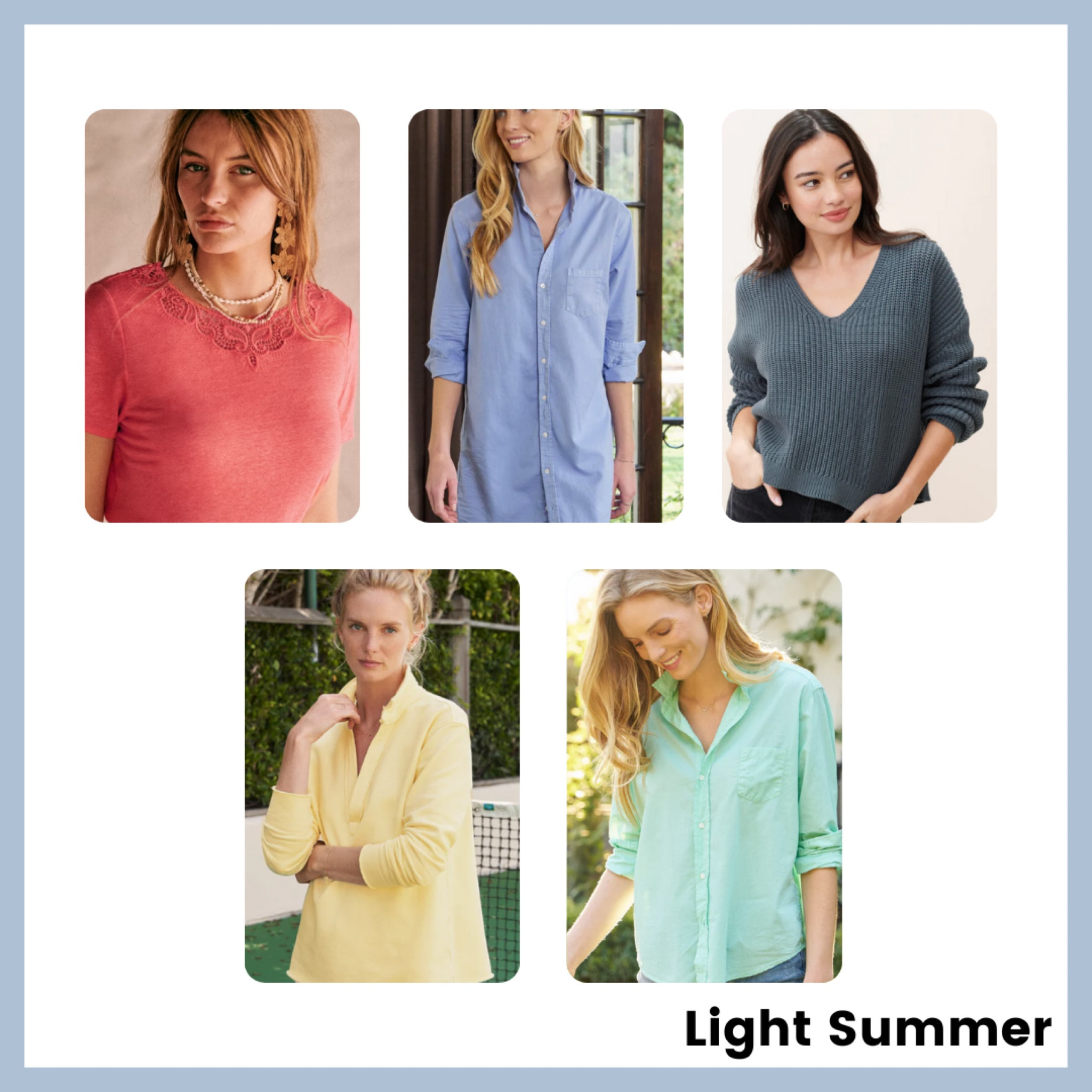 #lightsummerstyle #coloranalysis #lightsummer #summer

#LTKSeasonal