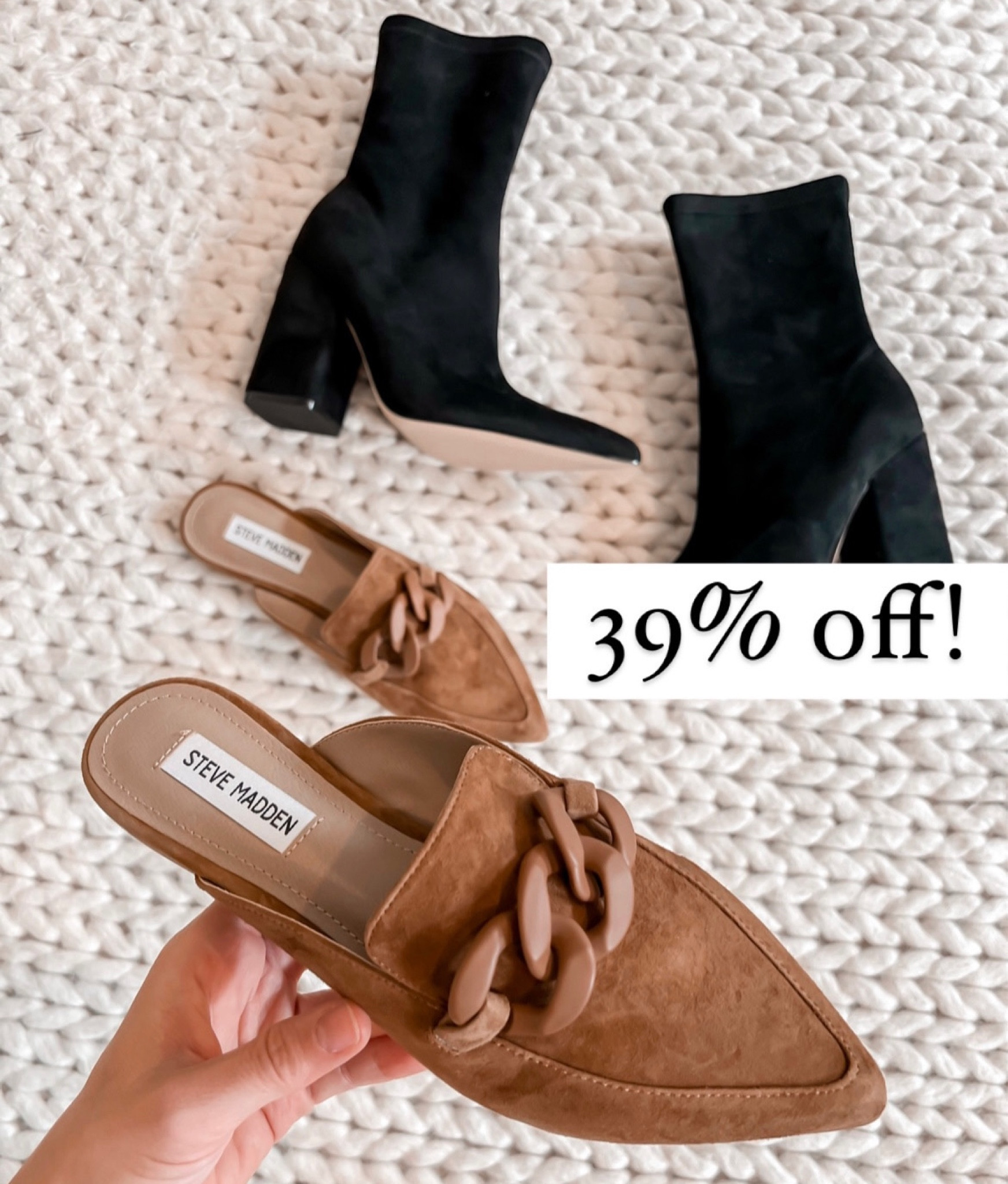 Mule
Mules
Flats
Black boots 


#LTKunder100 #LTKsalealert #LTKshoecrush