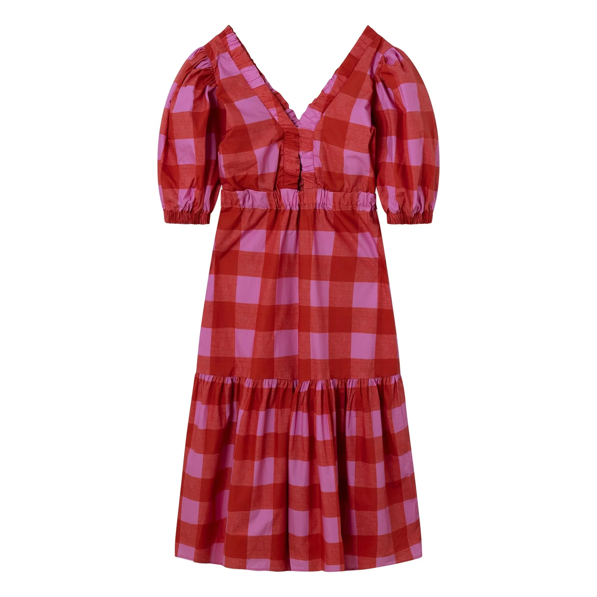 Kleid Joy Kariert | Rot | Smallable