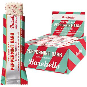 Barebells Peppermint Bark Protein Bars, 12 Count - 20g Protein, 1g Sugar Snack Bar | Amazon (US)