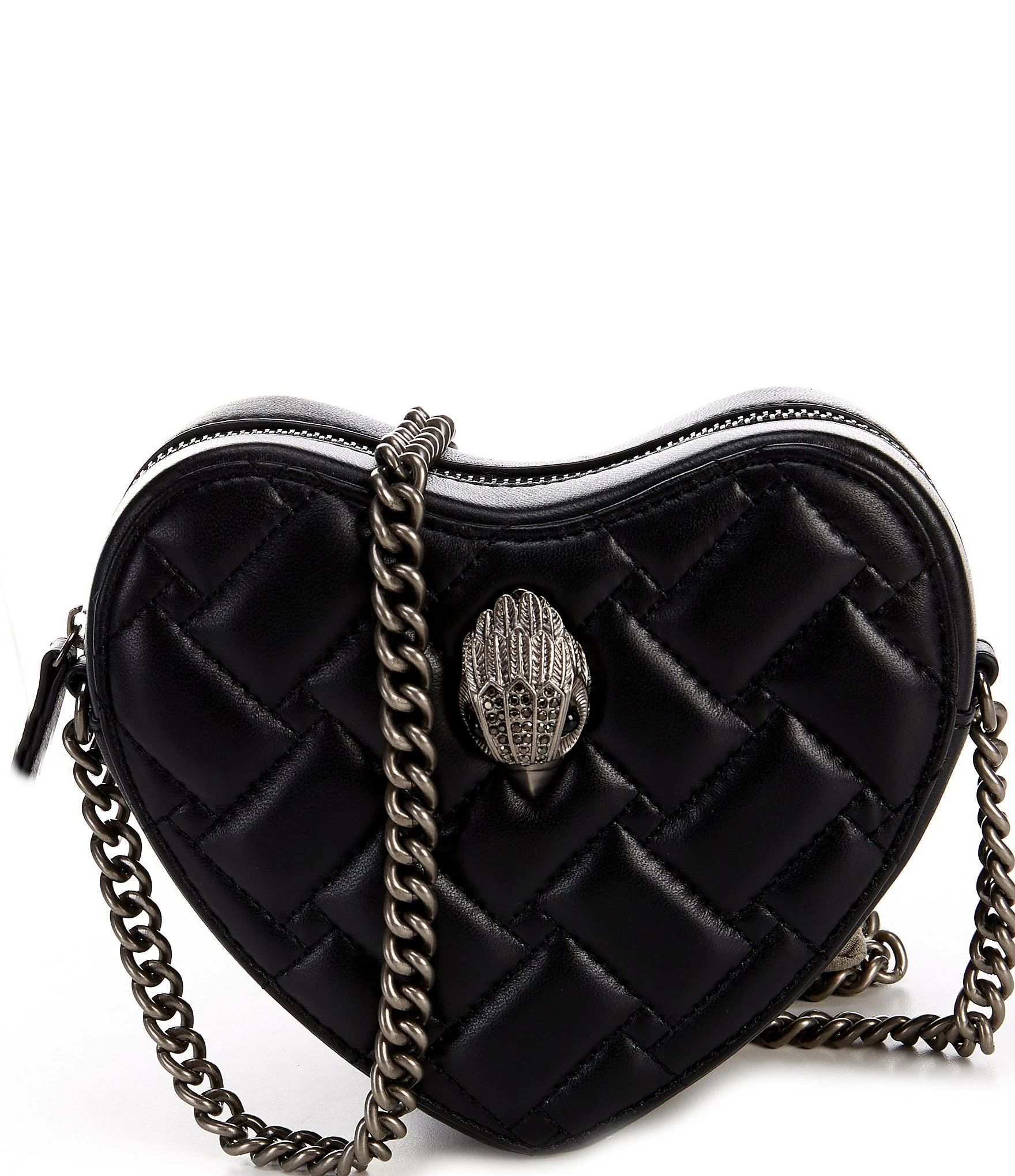 Kensington Leather Heart Crossbody Bag | Dillard's