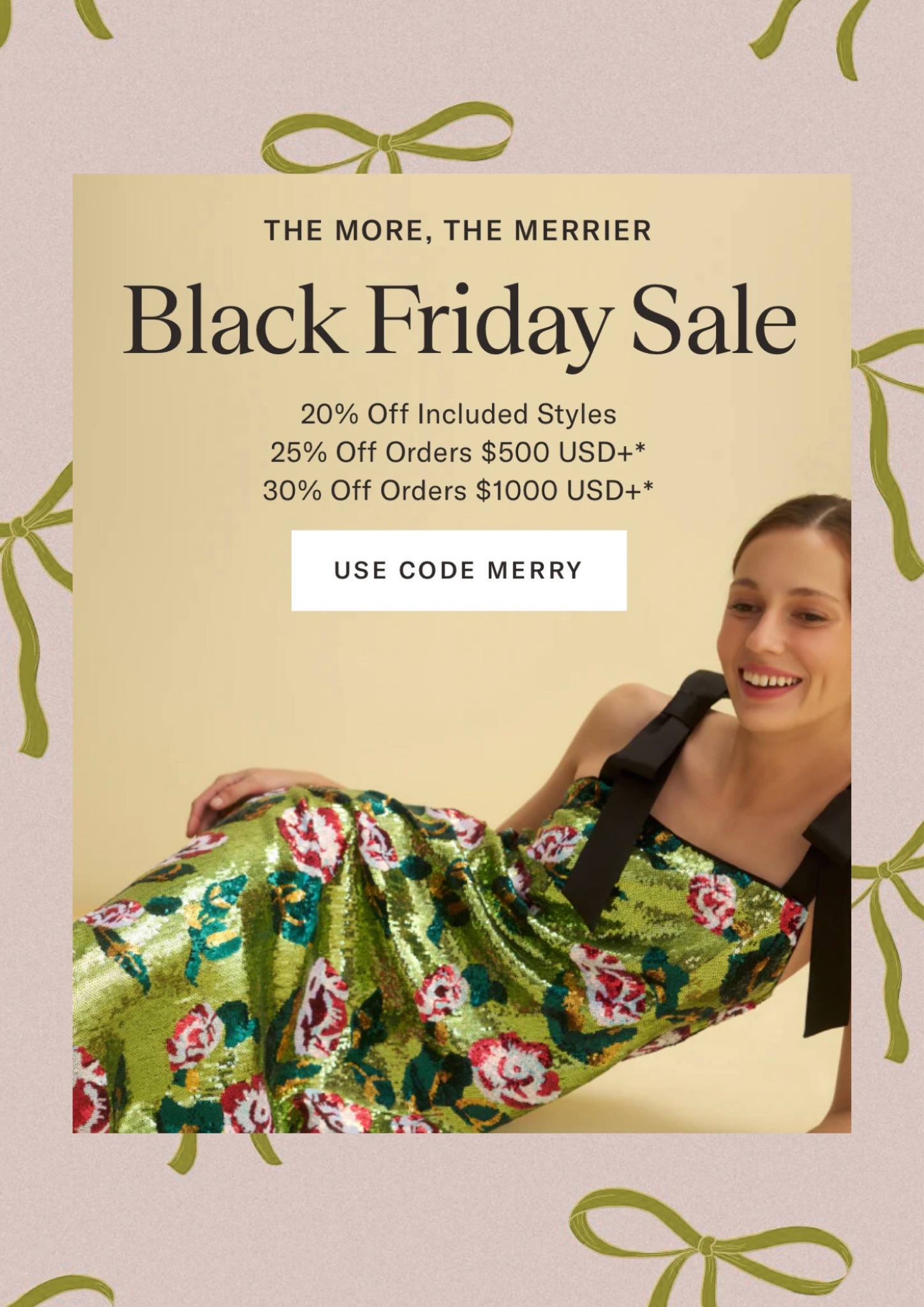 !BLACK FRIDAY! Tuckernuck is 20% everything with code MERRY plus 25% off $500 or more! Happy shopping🍸 Black Friday, Black Friday sale, Tuckernuck, Tuckernuck Black Friday sale

#LTKCyberWeek #LTKSaleAlert #LTKStyleTip