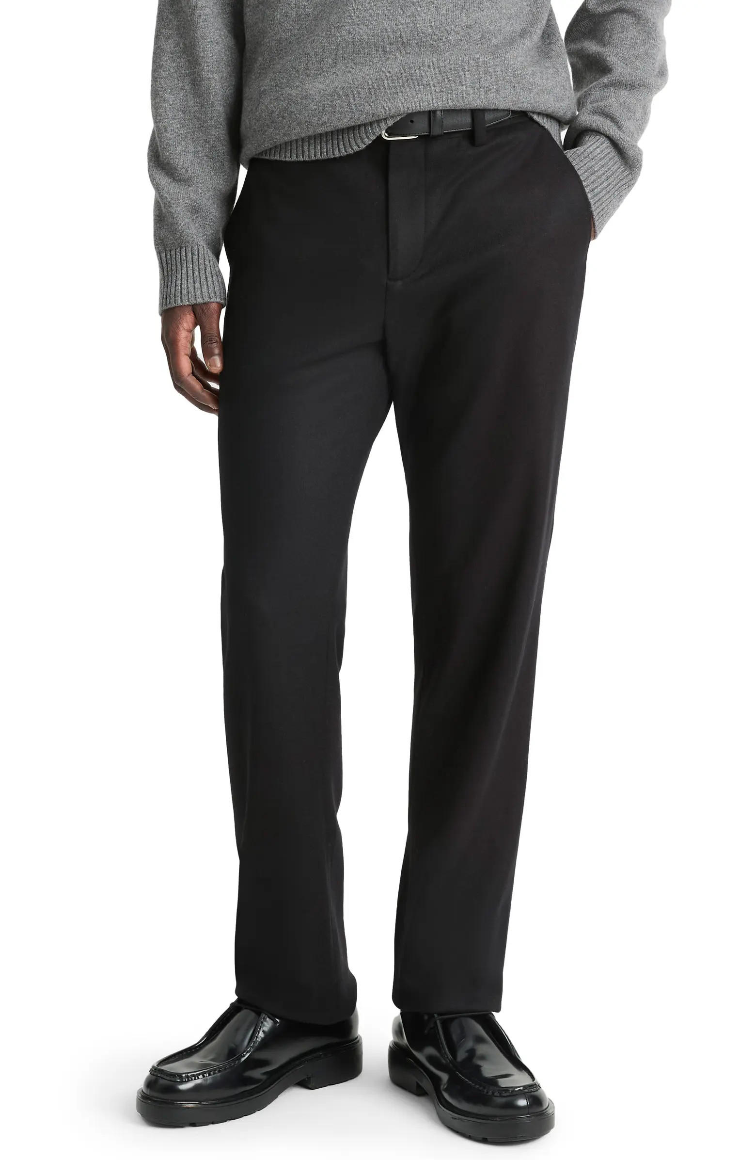 Vince Flat Front Wool Blend Pants | Nordstrom | Nordstrom