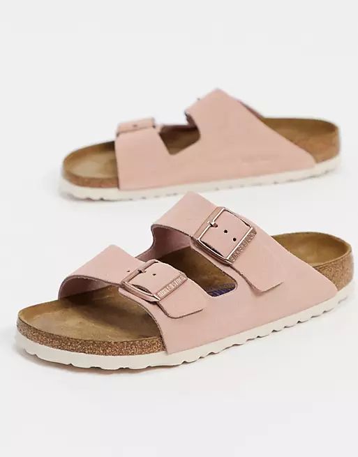 Birkenstock Arizona sandal in light rose suede | ASOS (Global)