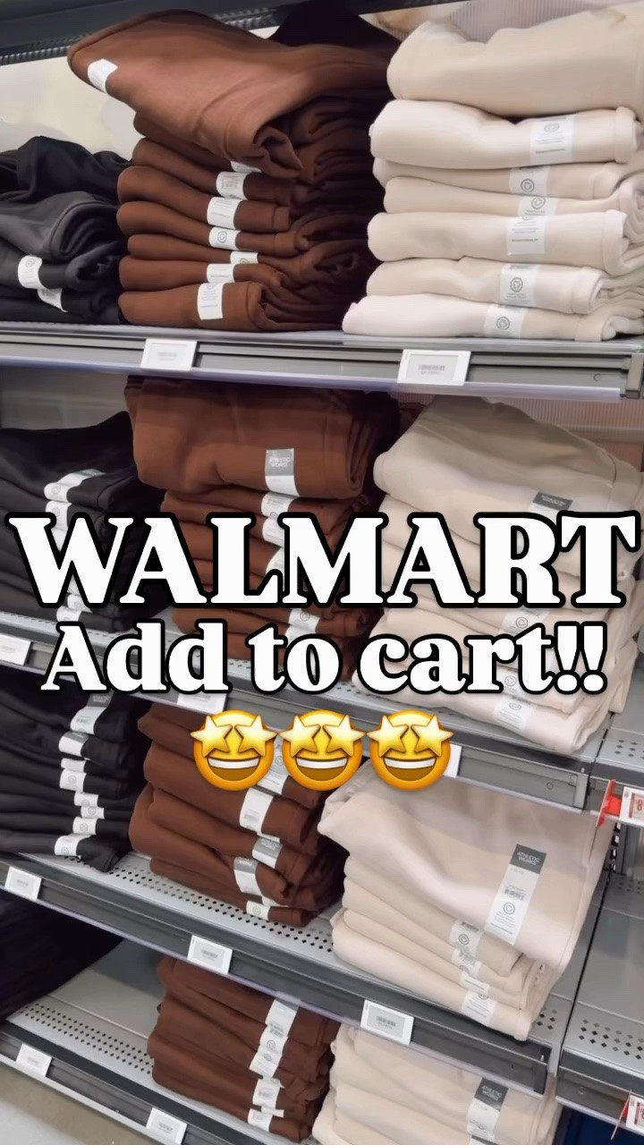 Meet your new best friend!!! Wide leg, fleece lined & pockets $12! 🙌🙌

Walmart
Wide leg fleece sweat pants 
New 
Fall 
Athletic Works

#walmartpartner #walmartfashion #affordablefashion #outfitideas #everydaystyle