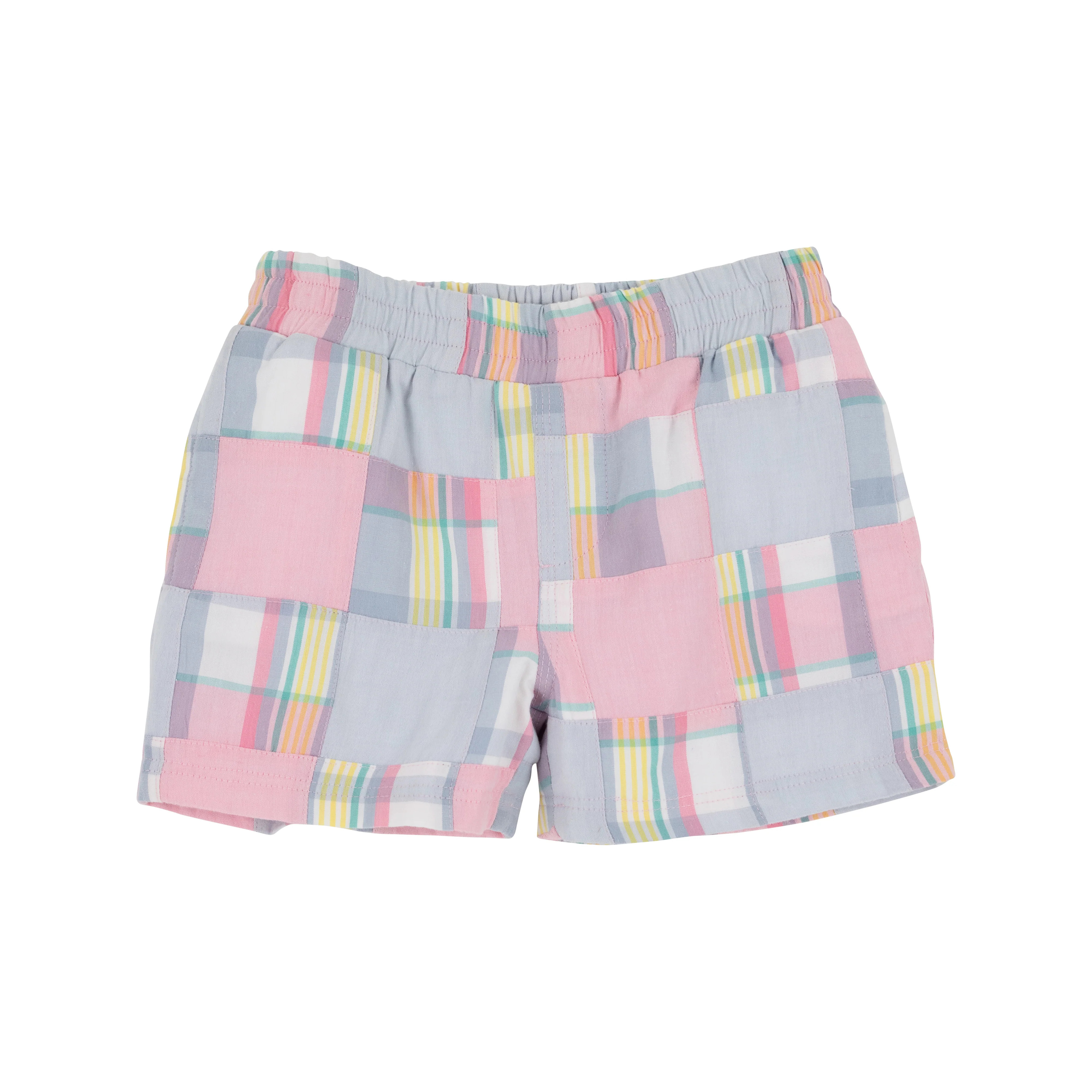 Sheffield Shorts - Morris Madras with Worth Avenue White Stork | The Beaufort Bonnet Company