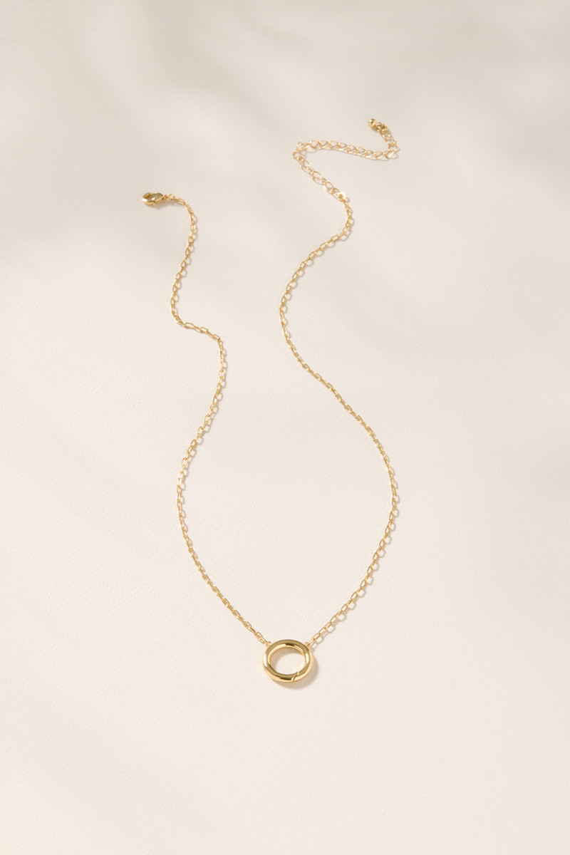 Cluster Charm Necklace Base Gold | Francesca's