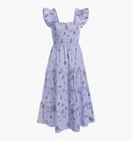 The Ellie Nap Dress - Navy Trellis | Hill House Home