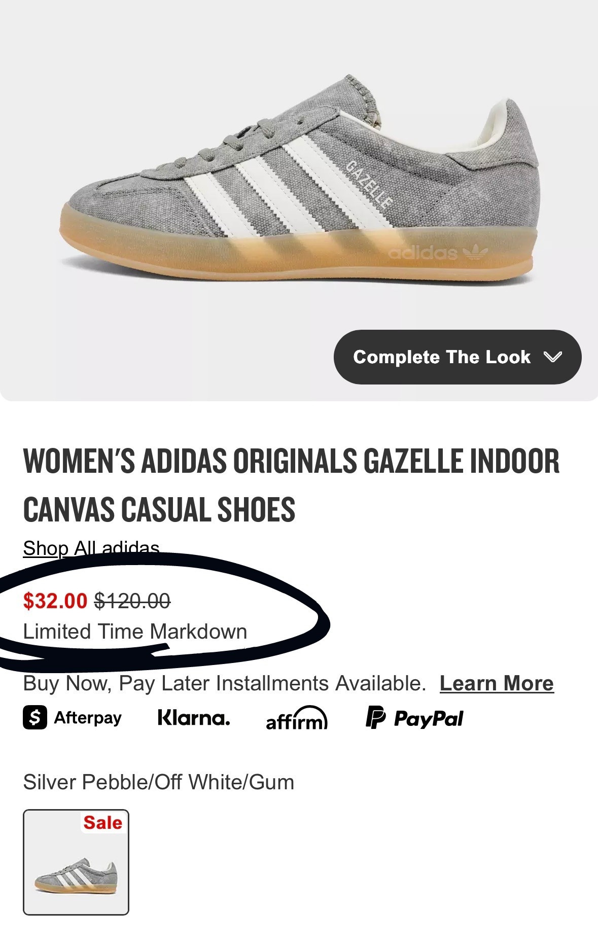 Finish line sale 
Adidas sale 
Adidas gazelle sneakers 
Women’s sneakers 
Casual sneakers 

#LTKSaleAlert #LTKActive #LTKFindsUnder50