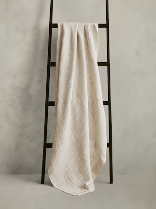 Linen Jacquard Throw | Banana Republic (US)