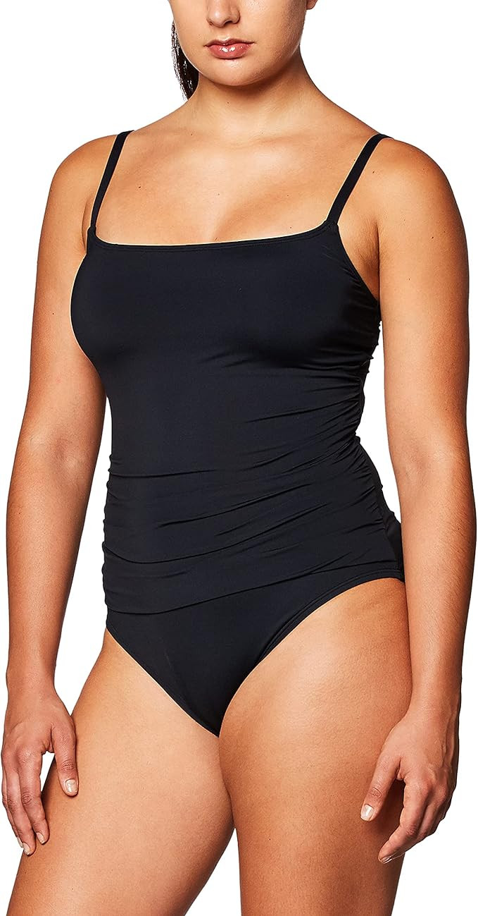 Island Goddess Rouched Body Lingerie Mio One Piece Swimsuit | Amazon (US)