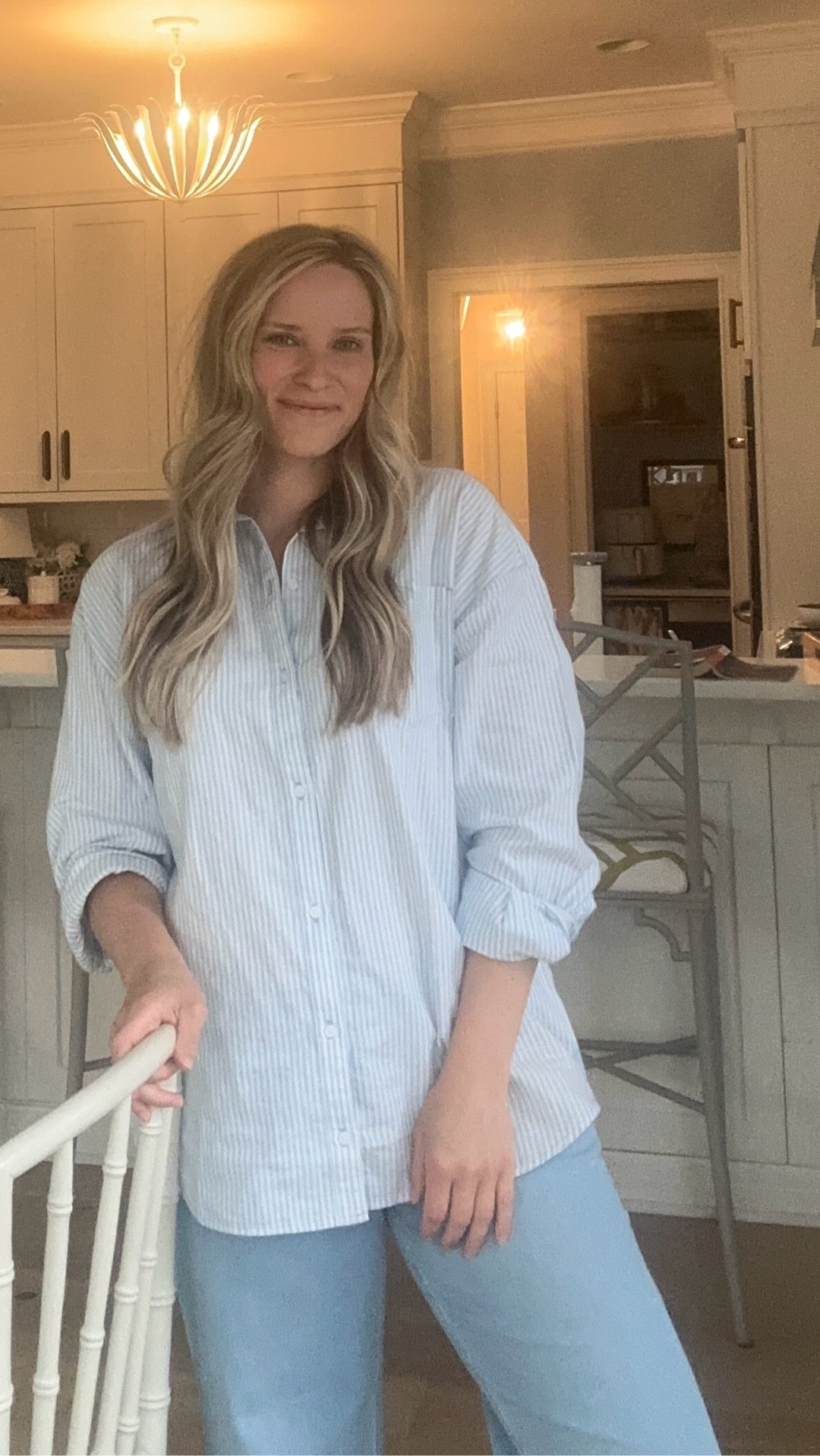 Classic and timeless Old Navy styles that make wonderful closet staples that last all year not just spring and summer! A button up with blue and white stripes is so classic and I’m loving these wide leg petite jeans!

#LTKPetite #LTKootd #LTKMidsize