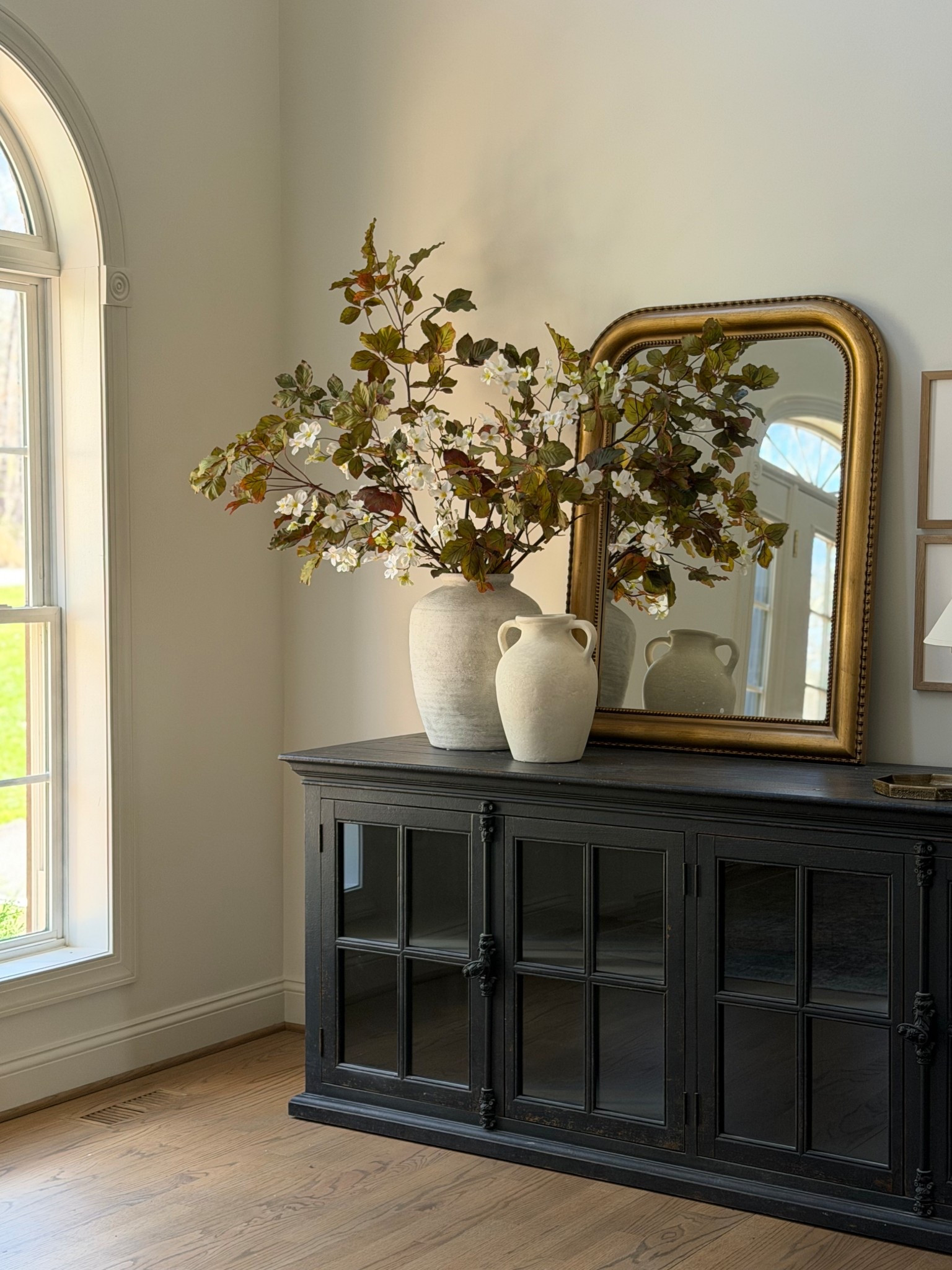 Mixing in dogwood blooming branches with my burgundy chestnut branches for an easy way to update a year round vessel!

#LTKHome #LTKSaleAlert #LTKgrwm