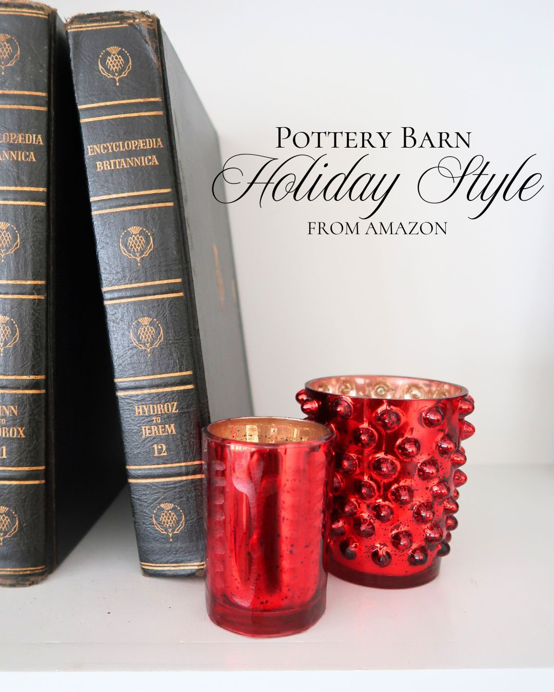 Set of 6 red mercury glass votives from Amazon

Pottery Barn style, Christmas decorating 

 

#LTKHoliday #LTKHome #LTKFindsUnder50