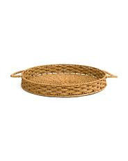 18in Large Twist Round Tray | TJ Maxx