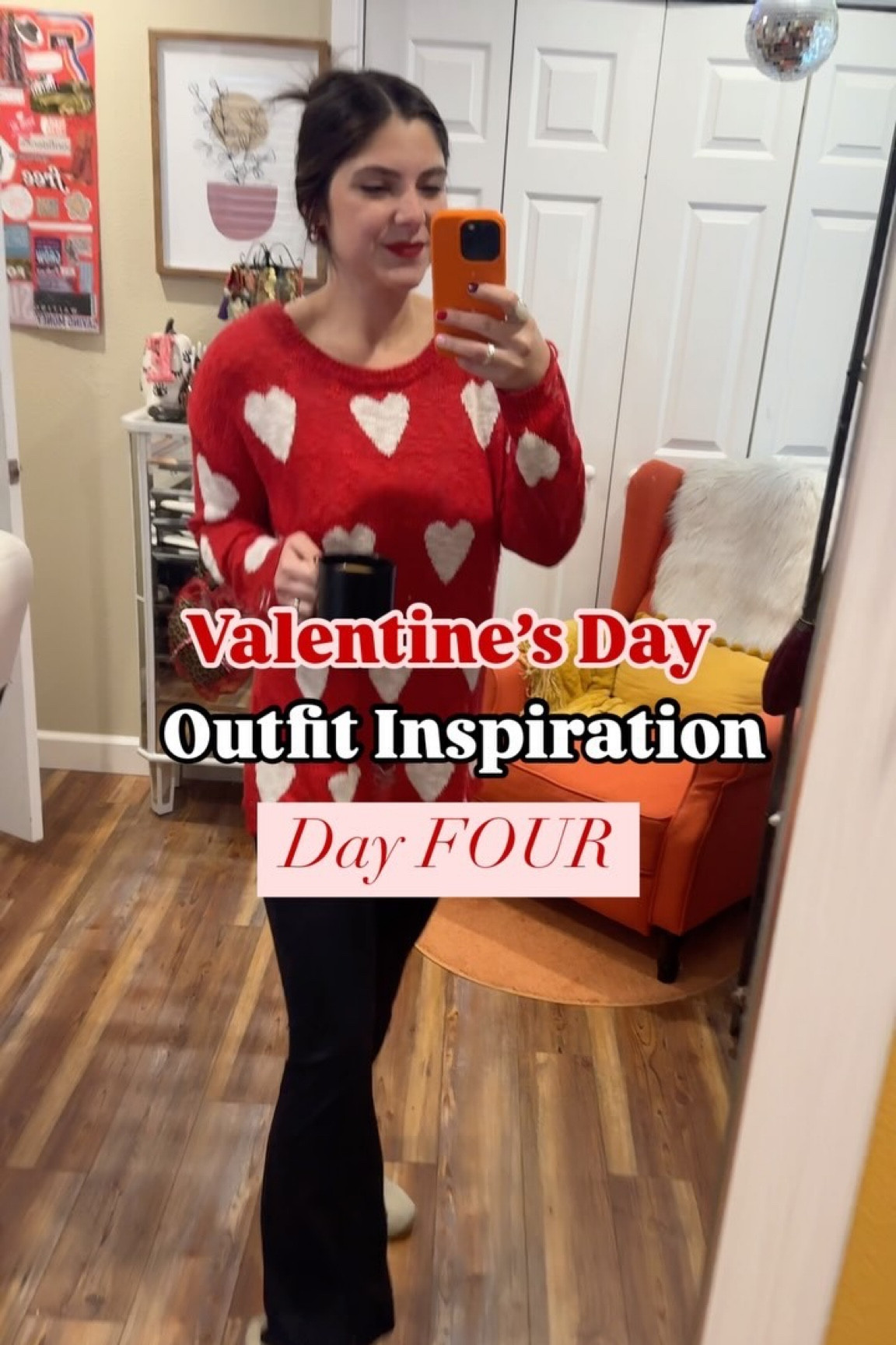Looking for Valentine’s Day outfit inspiration? 💌

I’m sharing 5 looks this week to help spark creativity in your wardrobe! 

Day 4’s look is the most Valentine’s Day of them all with the fun holiday sweater with matching socks and accessories. Cozy, comfy, and chill while adding a bit of seasonal flair 

Let me know what you think! ❤️🤍

#valentinesdayoutfits #outfitinspirations #valentinesdaylook #inspiredstyle