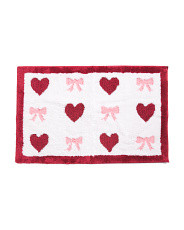21x34 Bows And Hearts Bath Rug | Bed & Bath | Marshalls | Marshalls