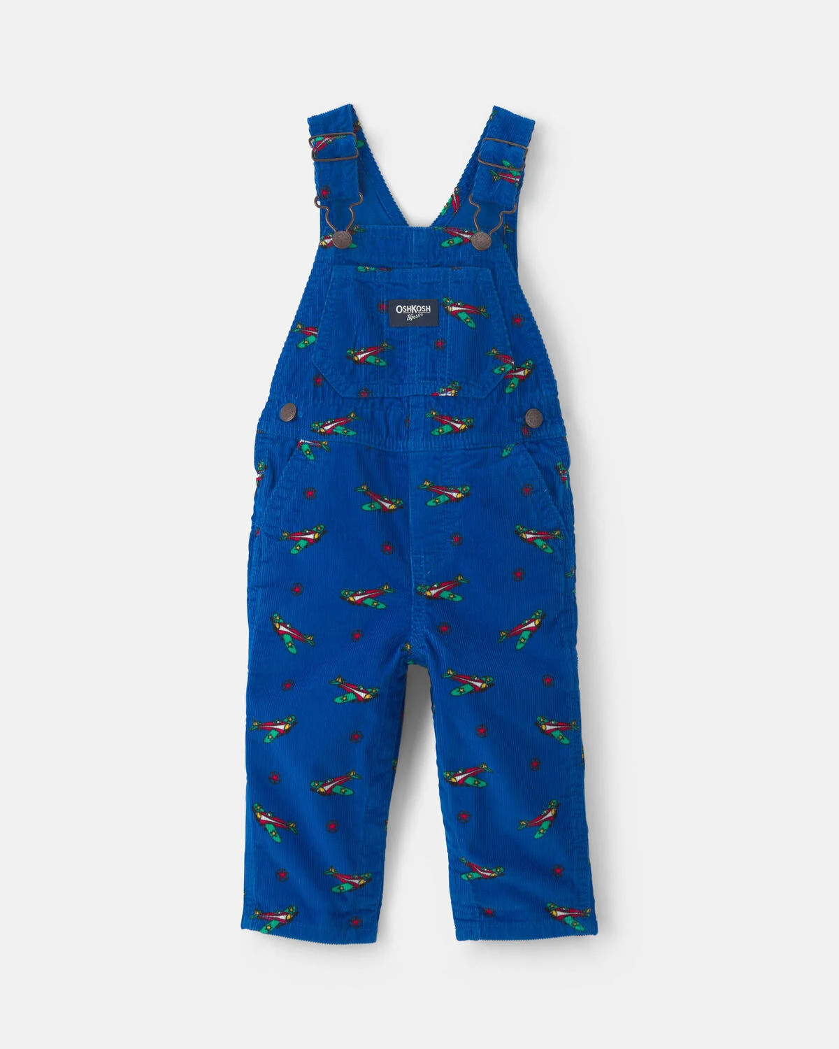 Baby Boy Plane Corduroy Overalls - Blue | Carter's Inc