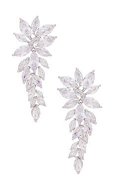 SHASHI Luciana Earring in Silver from Revolve.com | Revolve Clothing (Global)