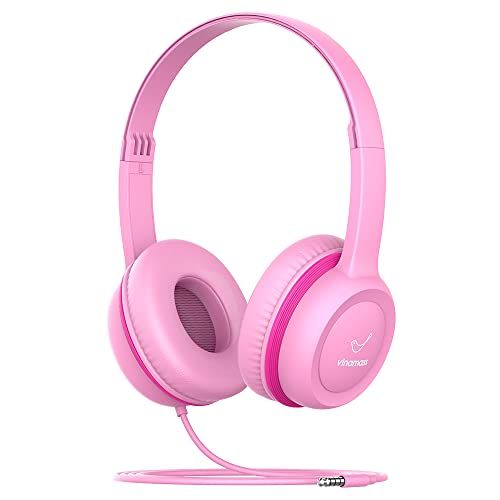 vinamass Kids Headphones, Ear Headphones for Kids, Wired Headphones with Safe Volume Limiter 85dB... | Amazon (US)