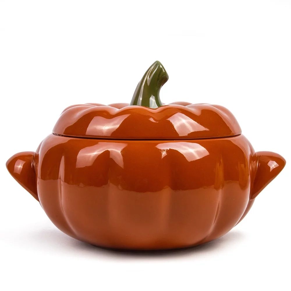 Pumpkin Baking Dish 60.9 fl oz Food Stoneware Dish For Kitchen Table Decor | Walmart (US)