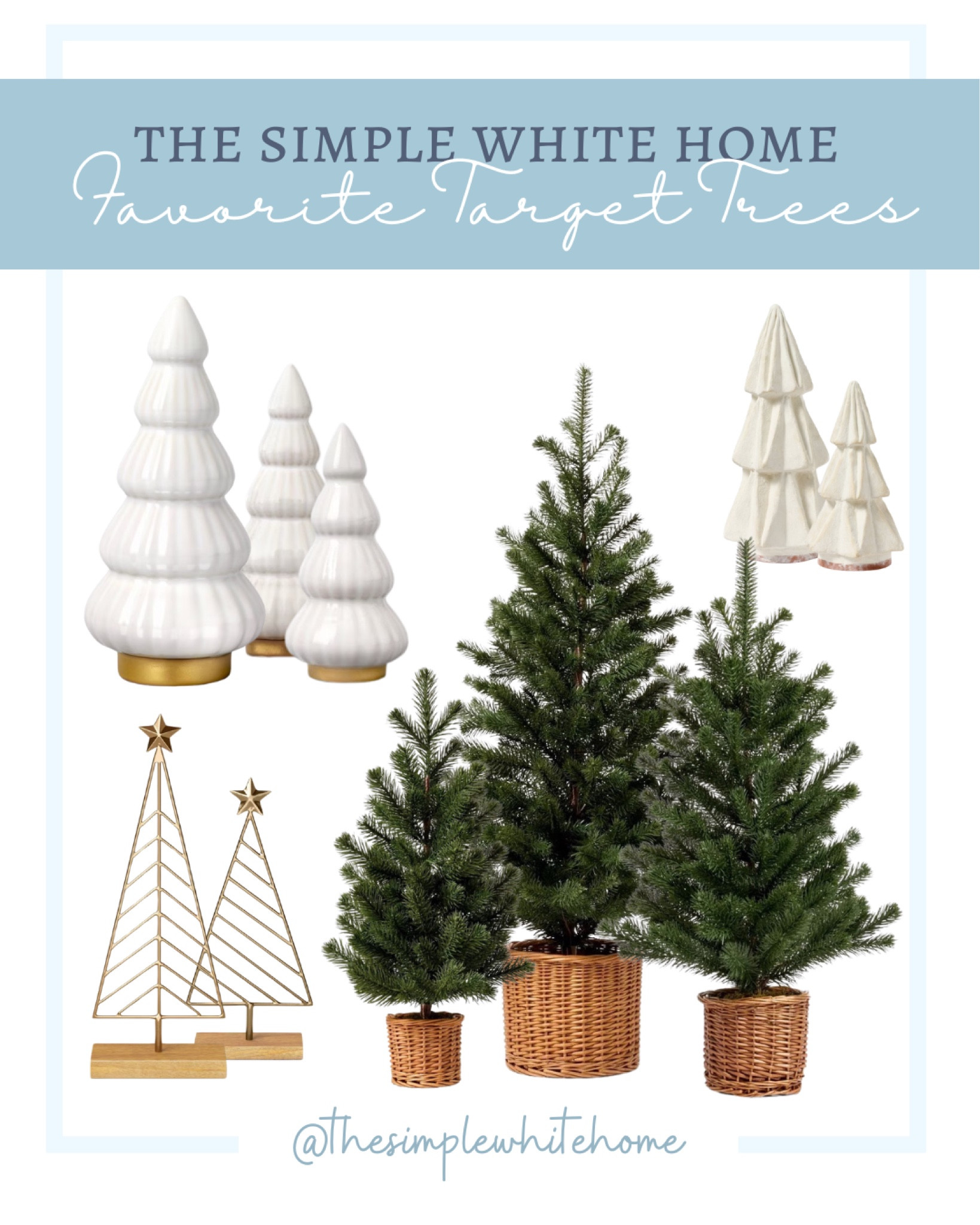 My favorite Target trees for Christmas decor.


#LTKHoliday #LTKSeasonal #LTKHome