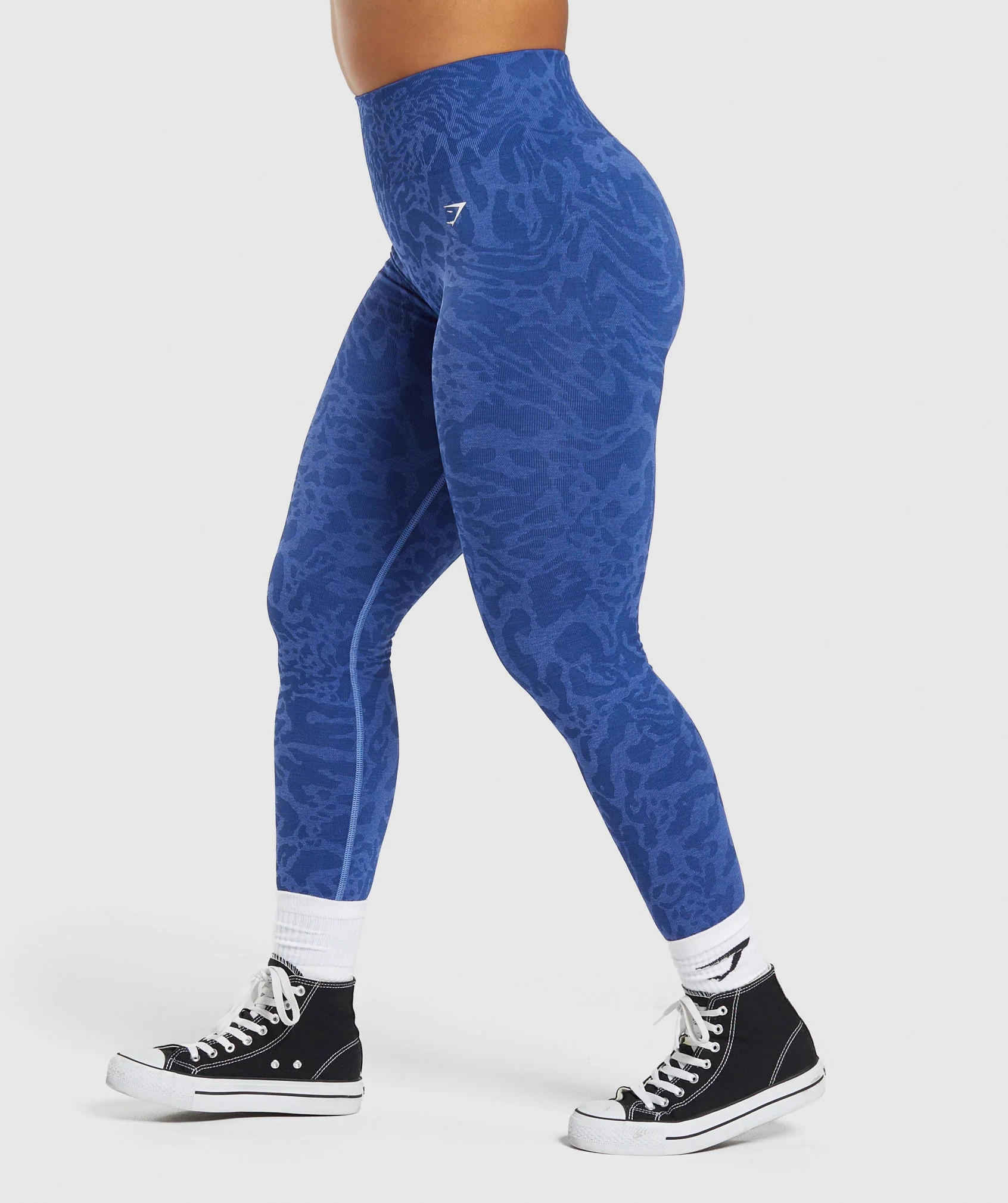Gymshark Adapt Safari Seamless Leggings - Wave Blue/Iris Blue | Gymshark US