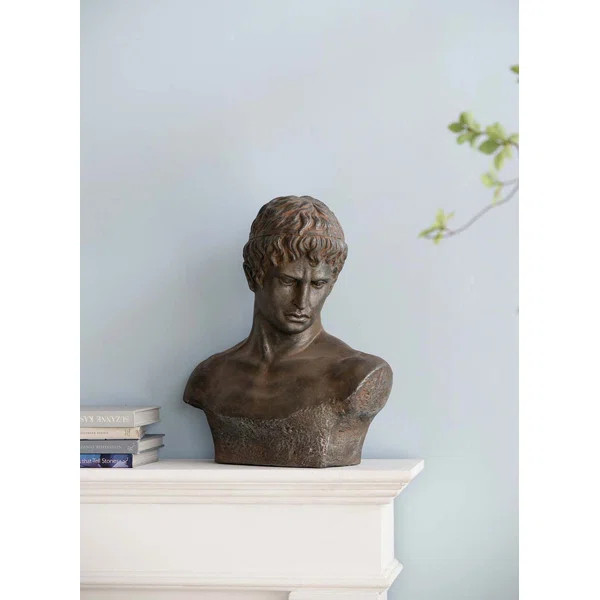 Akeil Brown/Gray Atticus Bust | Wayfair North America