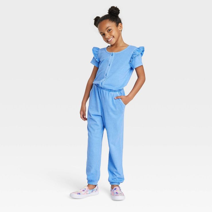 Girls' Short Sleeve Jumpsuit - Cat & Jack™ | Target