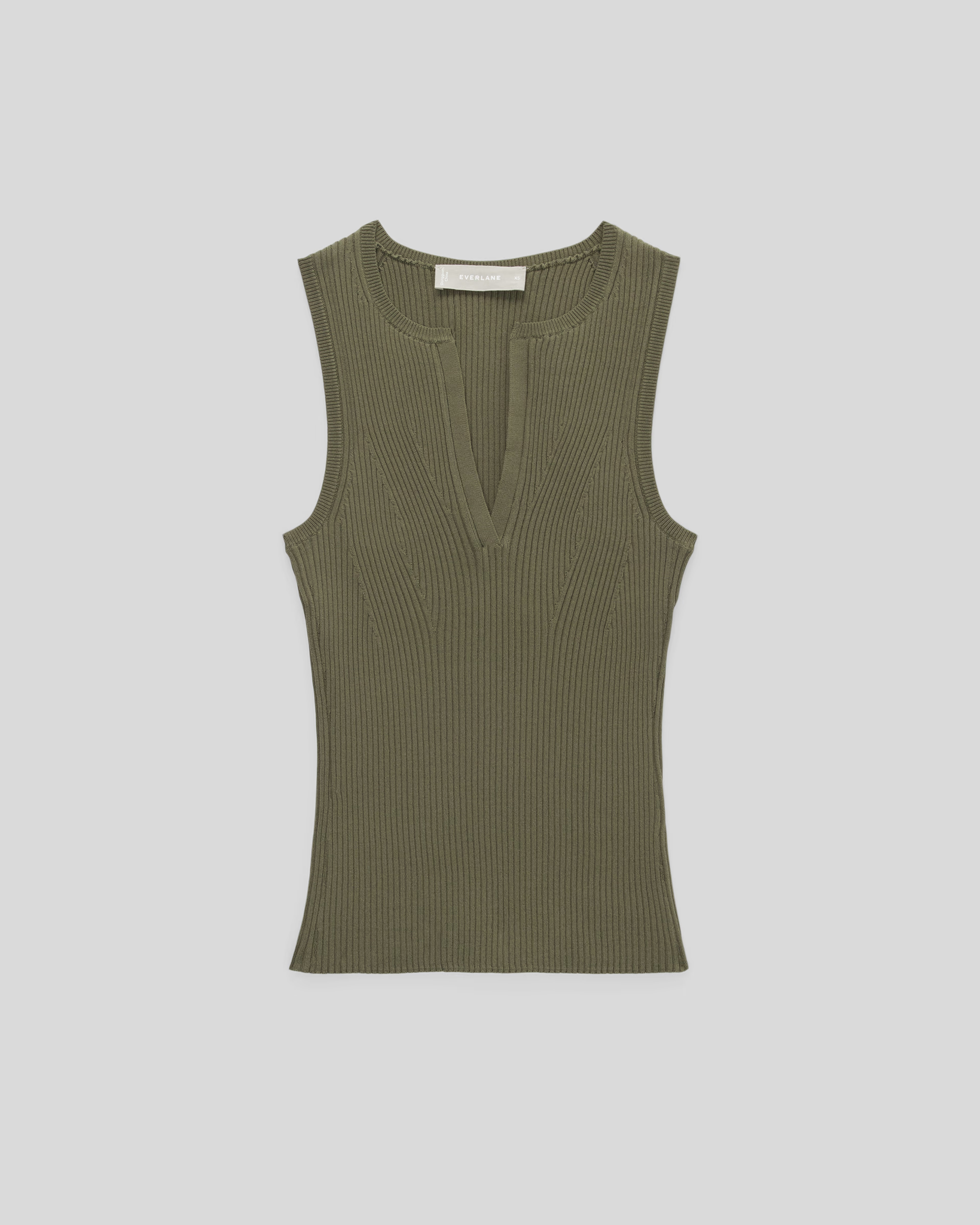 The Ribbed Cutaway Tank | Everlane