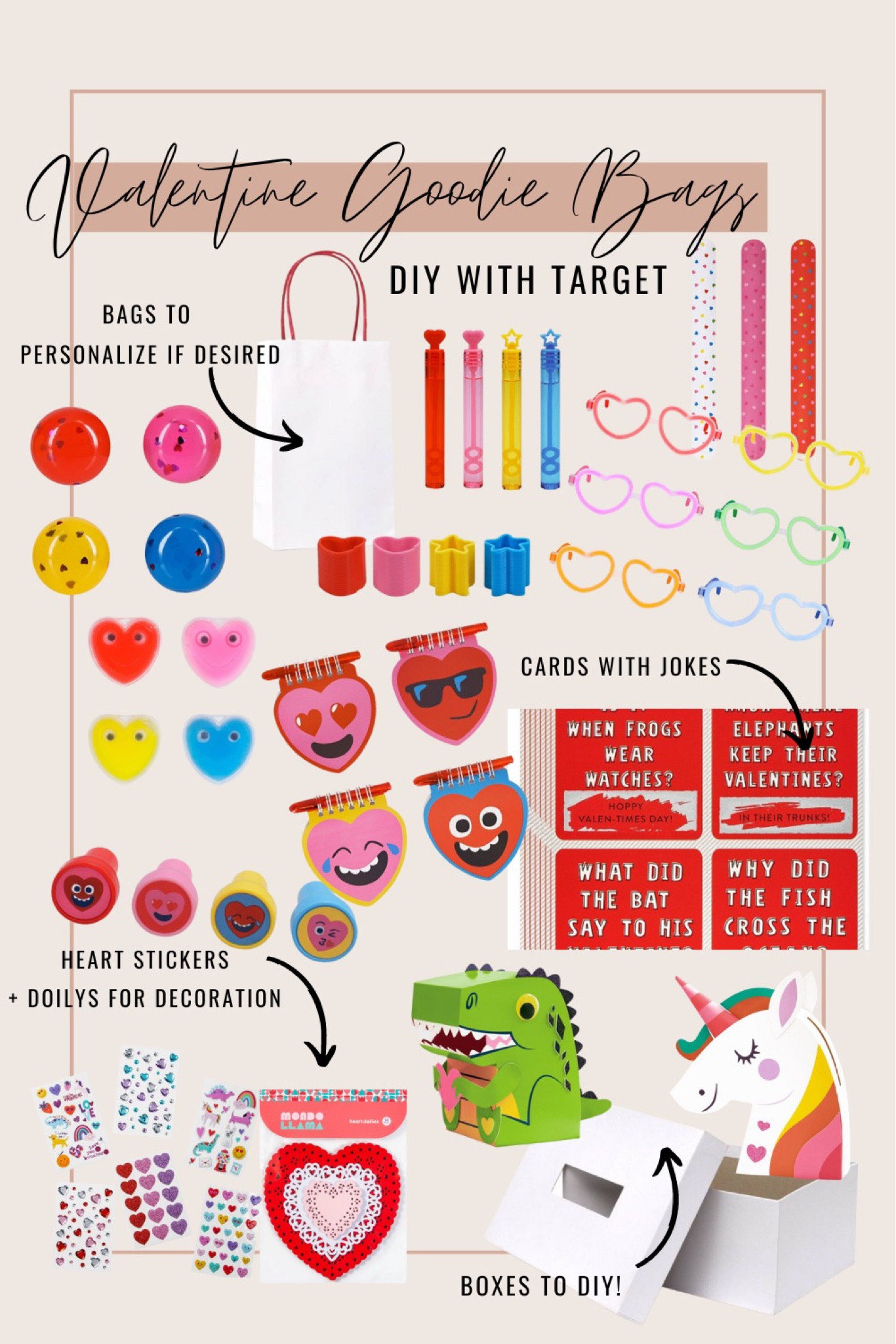 Valentine’s Day Goodie Bags, valentines gift ideas, Valentine’s Day box, Valentine’s Day cards, Valentine’s Day, treat bags, Valentine’s Day treat bags, valentines for kids

#LTKkids #LTKSeasonal #LTKunder50