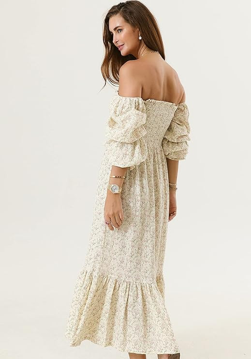 NOTHING FITS BUT Women’s Baby Shower Dress, Nursing Cotton Yuki Dress, Muslin Maternity Gown fo... | Amazon (US)