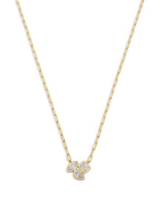Luxe Collection Certified Lab Grown Diamond Mixed Cut Cluster Pendant Necklace in 14K Gold, 0.50 ... | Bloomingdale's (US)