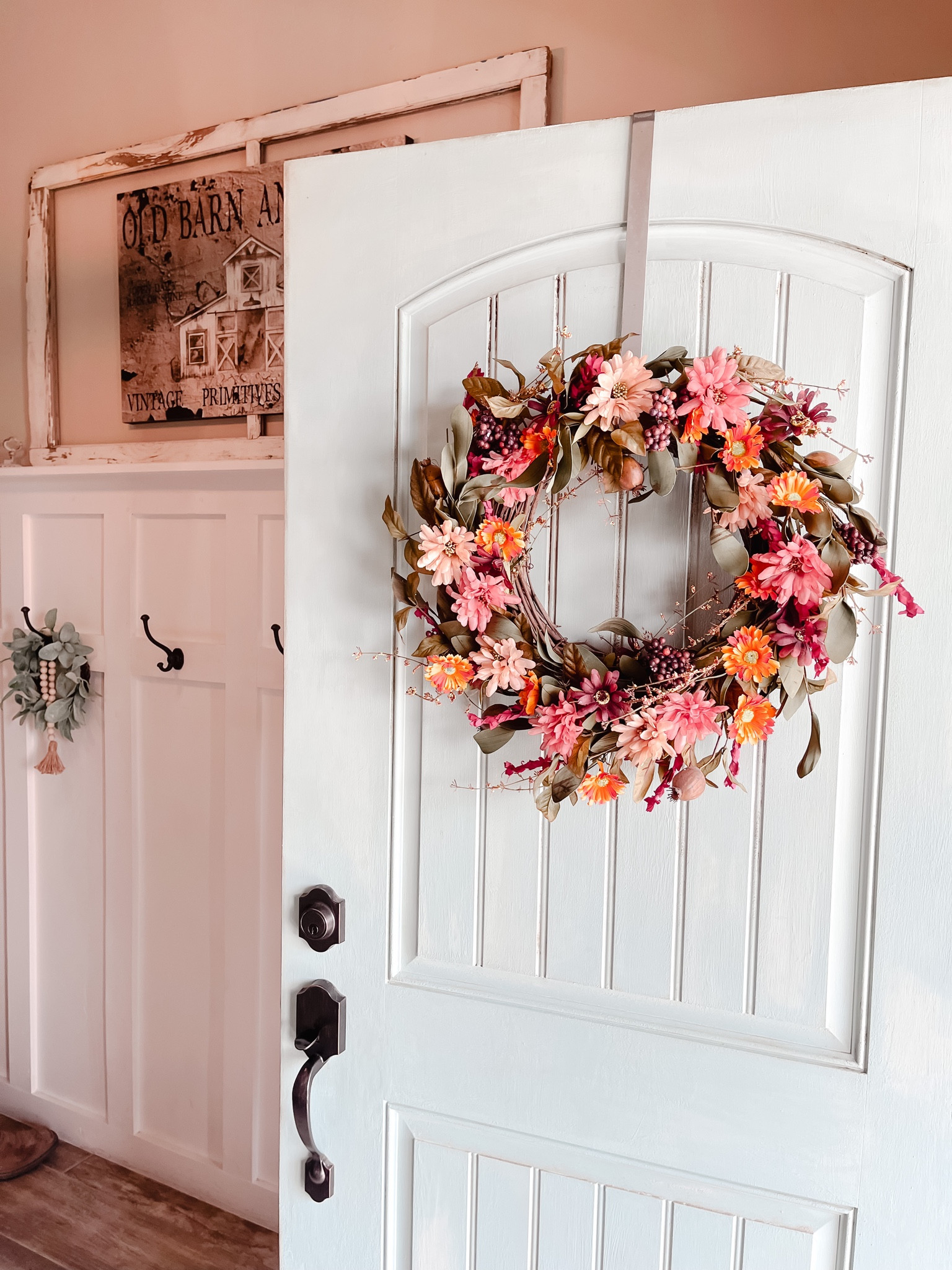 Transition from summer to fall with a pretty door wreath. 

#LTKSeasonal #LTKhome #LTKFind